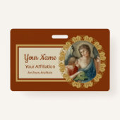 聖ラファエル・ザ・アーチャンエル(M 012) バッジ (裏面)