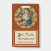 聖ラファエル・ザ・アーチャンエル(M 012) バッジ (裏面)