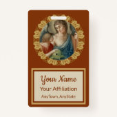 聖ラファエル・ザ・アーチャンエル(M 012) バッジ (裏面)