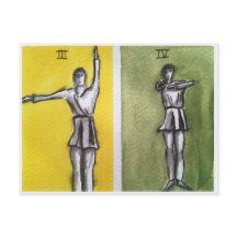 聖リズミカルIII,IVダンス運動ポストカード