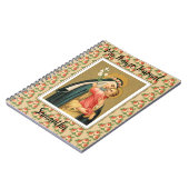 聖リマバラとキリストの子(M 023) ノートブック (左側)