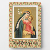 聖リマバラとキリストの子(M 023) フォトプラーク (正面)