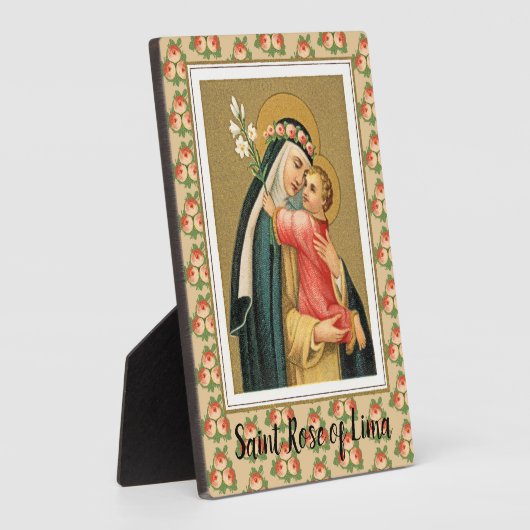 聖リマバラとキリストの子(M 023) フォトプラーク (側面)