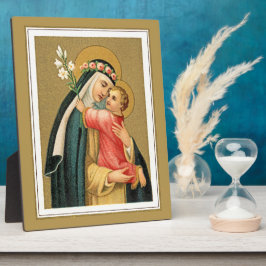 聖リマバラとキリストの子(M 023) フォトプラーク