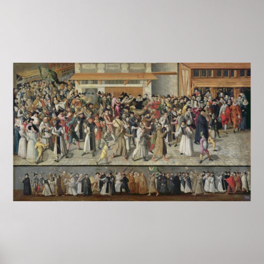 聖リーグの行列 ポスター (正面)