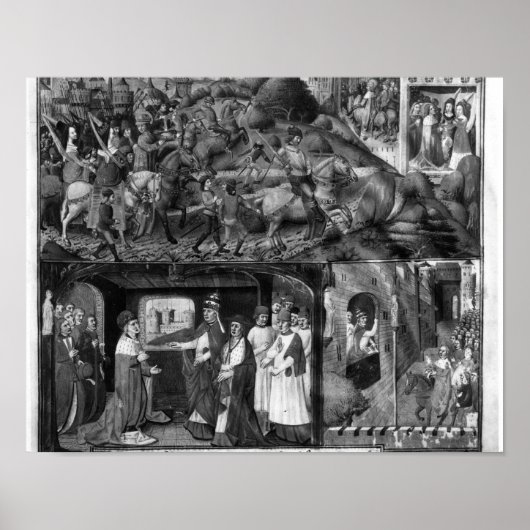 聖ルイ離れスが十字軍に味方する ポスター (正面)