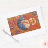 聖ルイ9世 王(午後5時) 長方形シール (封筒)