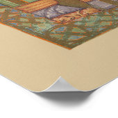 聖ルカ伝道者中世キリスト教聖書 ポスター (角)