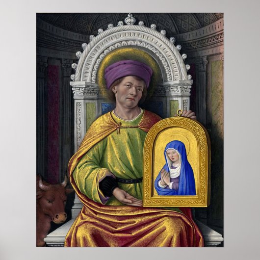 聖ルカ使徒カトリック聖人 ポスター (正面)