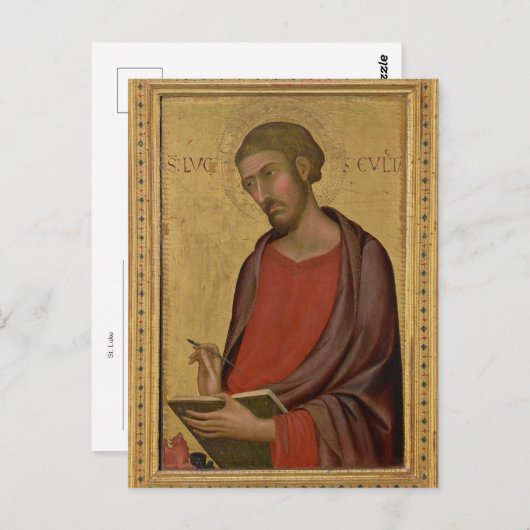 聖ルカ正教会のキリスト教のアイコン ポストカード (正面/裏面)