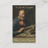 聖ルカ福音主義医師聖カードのパトロン 名刺 (正面)