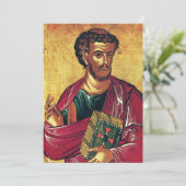 聖ルカ福音主義正統のアイコン サンキューカード (スタンド正面)