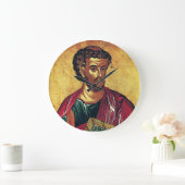 聖ルカ福音主義正統のアイコン ラージ壁時計 (ホーム)