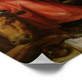 聖ルカ絵画スヴァージンc.1545 ポスター (角)