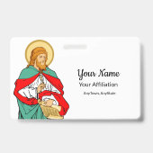 聖ルカ、愛される医者（RLS 08; MedVers.） バッジ (裏面)