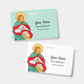 聖ルカ、愛される医者（RLS 08; MedVers.） バッジ (正面＆裏面)