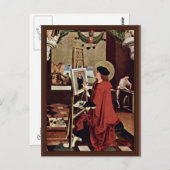 聖ルークの絵画マドンナ祭壇翼 ポストカード (正面/裏面)