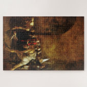聖ルーシーの埋葬(1608) by Caravaggio ジグソーパズル (横)