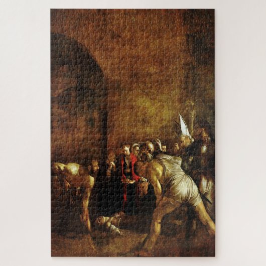 聖ルーシーの埋葬(1608) by Caravaggio ジグソーパズル (縦)