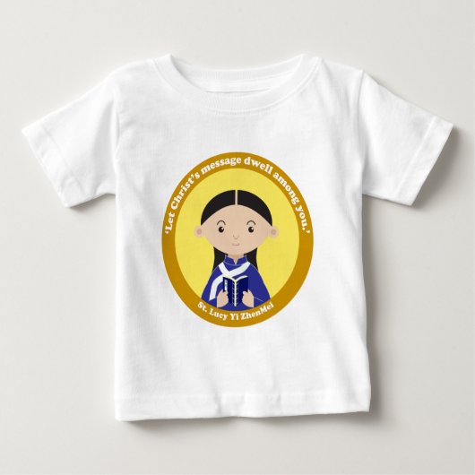 聖ルーシー・イ・ジェン・メイ ベビーTシャツ (正面)