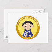 聖ルーシー・イ・ヂェンメイ ポストカード (正面/裏面)