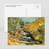 聖レミの道(女性像) ポストカード (正面/裏面)