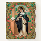 聖ロサ・デ・リマの額装肖像画（K 48） ノートブック (裏面)