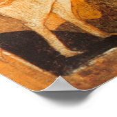 聖ロシアのジョージの古いアイコン ポスター (角)