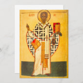 聖ロシアのニコラスの古いアイコン (正面/裏面)