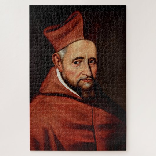 聖ロベルト・ベラルミノのローマ図書館アート ジグソーパズル (縦)