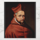 聖ロベルト・ベラルミノのローマ図書館アート ワインラベル (シングルラベル)