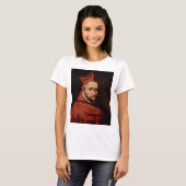 聖ロベルト・ベラルミノのローマ図書館アート Tシャツ (正面フル)