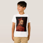 聖ロベルト・ベラルミノのローマ図書館アート Tシャツ (正面フル)