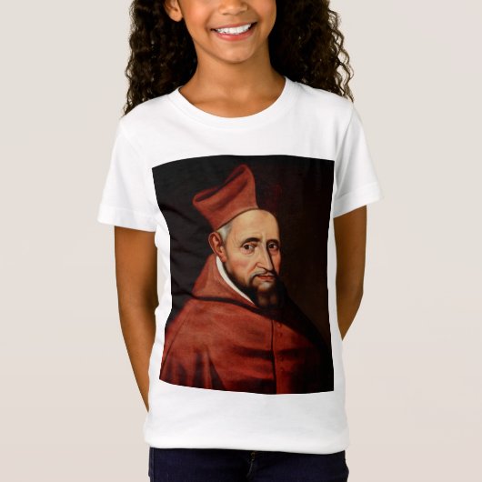 聖ロベルト・ベラルミノのローマ図書館アート Tシャツ (正面)