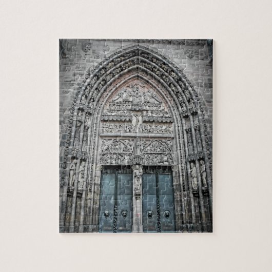 聖ロレンツ教会のドア – Nurembeg- 8x10 - 110個。 ジグソーパズル (縦)