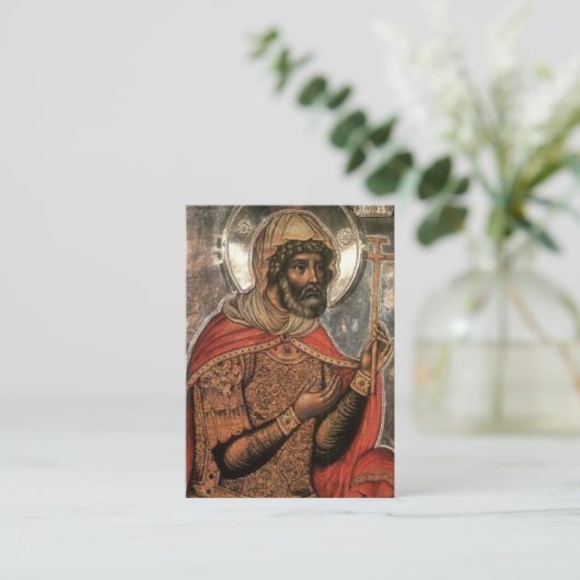 聖ロンギヌスの正教会 祈祷カード プレイスカード (スタンド正面)