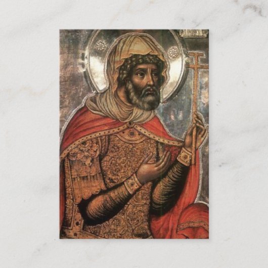 聖ロンギヌスの正教会 祈祷カード プレイスカード (正面)