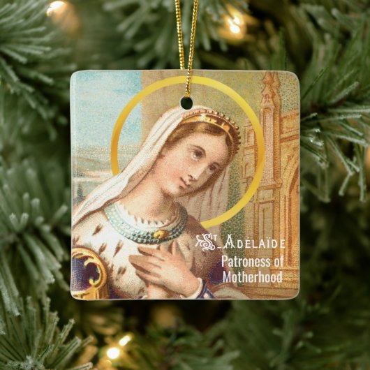 聖ローマ皇帝聖アデレード(03) セラミックオーナメント (ツリー)