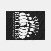 聖ローラのマッチングボーリングチーム フリースブランケット (正面(横))