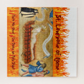 聖ローレンスの殉教、二人の修道女(M 022) ジグソーパズル (横)