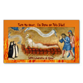 聖ローレンスの殉教、二人の修道女(M 022) マグネット名刺 (正面)