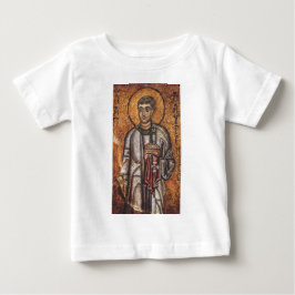 聖ローレンス 正教会 モザイクアートプリント ベビーTシャツ