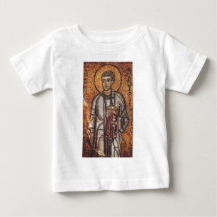 聖ローレンス 正教会 モザイクアートプリント ベビーTシャツ