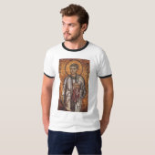 聖ローレンス 正教会 モザイクアートプリント Tシャツ (正面フル)