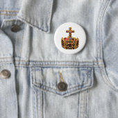 聖ロ王室のーマン帝国の王冠 缶バッジ (インサイチュ)