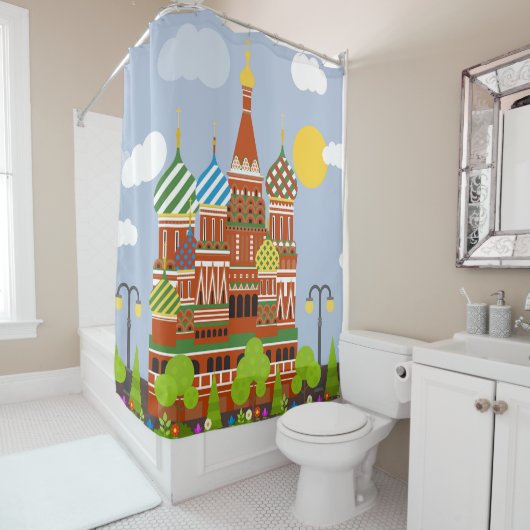 聖ヴァシル大聖堂 シャワーカーテン (インサイチュ)