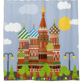 聖ヴァシル大聖堂 シャワーカーテン (正面)