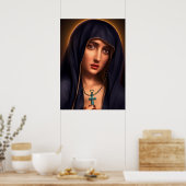 聖ヴァージンマリアのアートワークのポスター ポスター (キッチン)