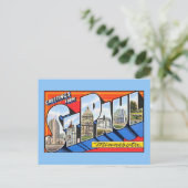 聖ヴィンテージの挨拶 ポール・ミネソタ ポストカード (スタンド正面)