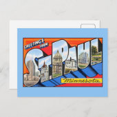 聖ヴィンテージの挨拶 ポール・ミネソタ ポストカード (正面/裏面)